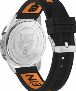 Plein Sport Herren Uhr Rampage PSGDA0324 Schwarz/Orange Silikon 44 mm