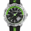 Plein Sport Herren Uhr Rampage PSGDA0124 Schwarz Grün Silikon 44 mm