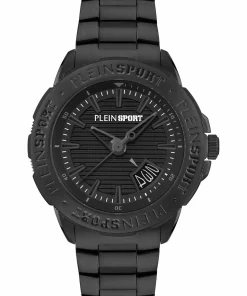 Plein Sport Herren Uhr Rampage PSGDA1024 Schwarz Edelstahl 44 mm