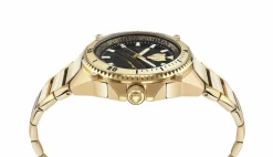 Plein Sport Herren Uhr Thunder Force PS8BA0924 IP Gold Schwarz 47 mm