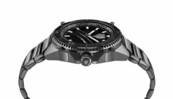 Plein Sport Herren Uhr Thunder Force PS8BA1024 Schwarz Edelstahl 47 mm