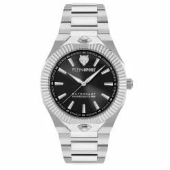 Plein Sport Herrenuhr Metronaut PSCGA0425 Silber Schwarz 42 mm