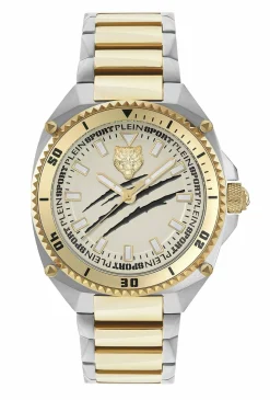 Plein Sport Uhr Herren THUNDER FORCE PS8BA0824 Champagne / Bicolor
