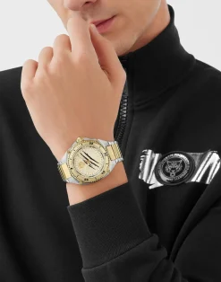 Plein Sport Uhr Herren THUNDER FORCE PS8BA0824 Champagne / Bicolor