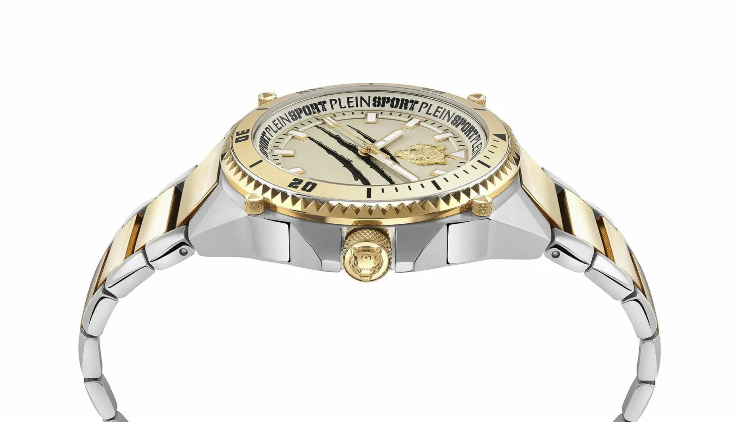 Plein Sport Uhr Herren THUNDER FORCE PS8BA0824 Champagne / Bicolor