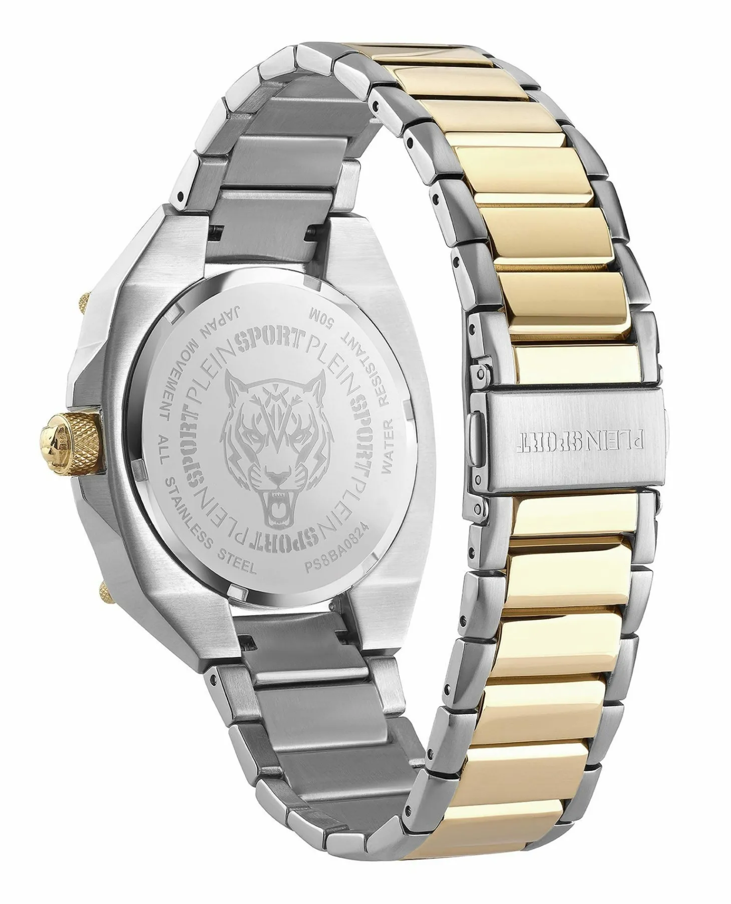 Plein Sport Uhr Herren THUNDER FORCE PS8BA0824 Champagne / Bicolor