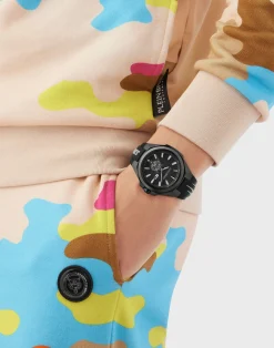 Plein Sport Uhr Herren TIGERMASTER PS7BA0424 Schwarz / Silikon