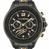 Plein Sport Uhr Herren WARRIOR TECH PS6BA0824 Schwarz / Schwarz