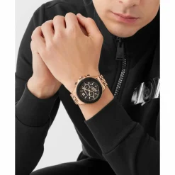 Plein Sport Uhr Herren WARRIOR TECH PS6BA0924 Roségold / Schwarz