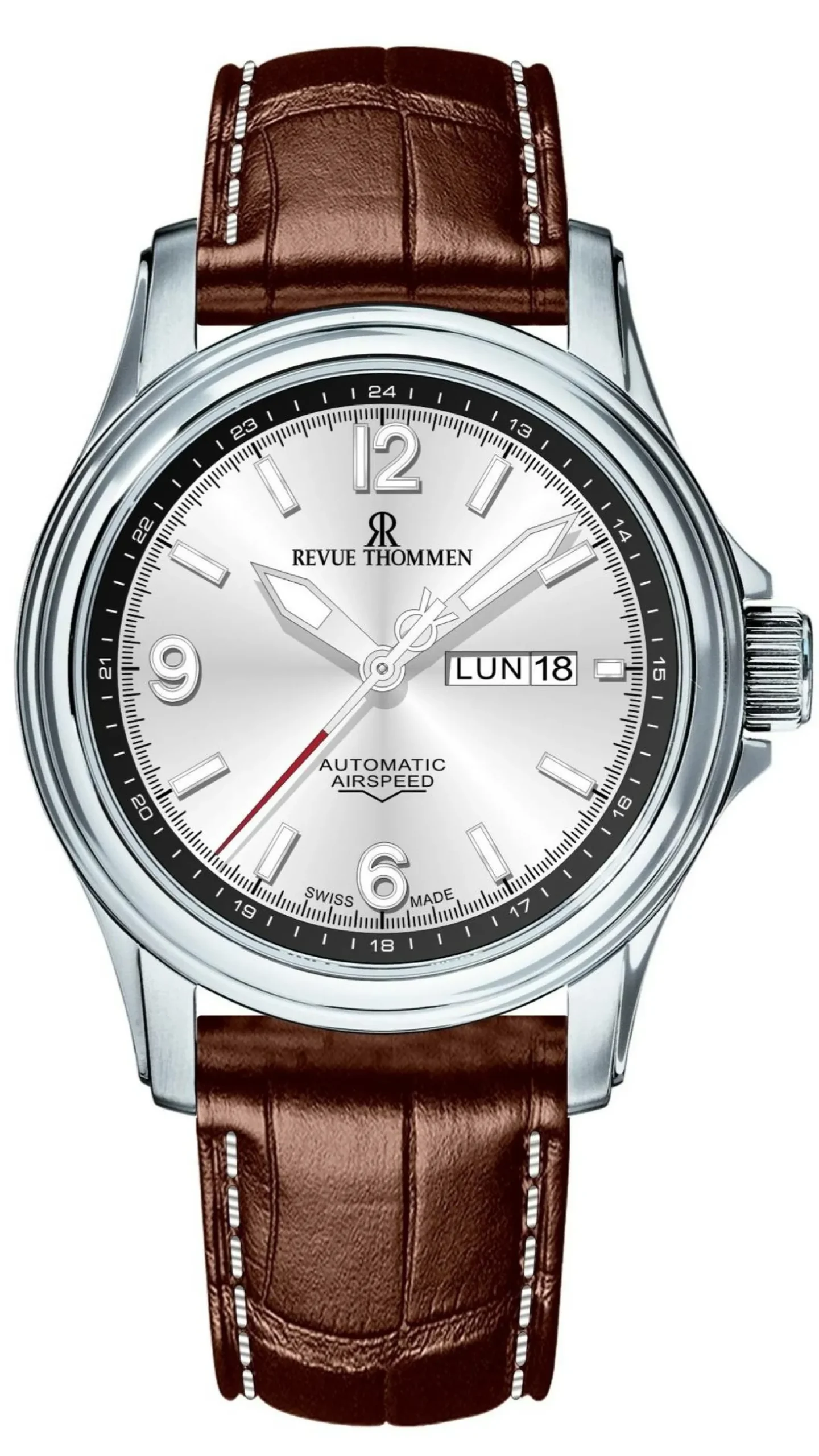 Revue Thommen Automatikuhr Unisex 16040.2332 XLarge High Tech Silber
