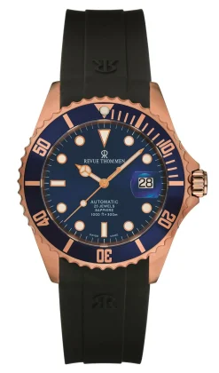 Revue Thommen Herren Armbanduhr Automatic 42 mm Armband Silikon 17571.2865