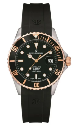 Revue Thommen Herren Armbanduhr Automatic 42 mm Armband Silikon 17571.2857