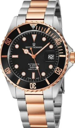 Revue Thommen Herren Armbanduhr Automatic 42 mm Armband Edelstahl 17571.2157
