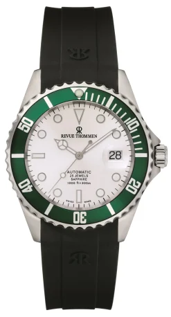 Revue Thommen Herren Armbanduhr Automatic 42 mm Armband Silikon 17571.2824