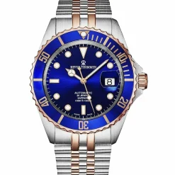 Revue Thommen Herren Armbanduhr Automatik Diver bicolor 42 mm 17571.2255