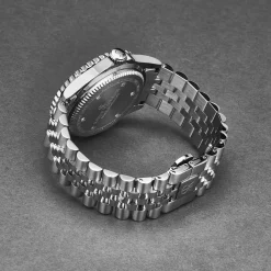 Revue Thommen Herren Schweizer Armbanduhg Taucheruhr Schwarzes Zifferblatt, Edelstahlarmband, Automatikwerk, Diver 17571.2235