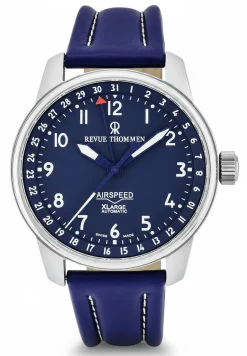 Revue Thommen Herrenuhr Airspeed XL 16050.2535 Blau