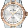Revue Thommen Uhr Herren Air Speed Xlarge Silber Bicolor 16040.2452