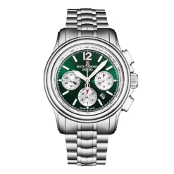 Revue Thommen Herren Automatikuhr Airspeed 16041.6434 Silberfarben, Grün