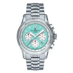 Revue Thommen Herren Automatikuhr Airspeed 16041.6431 Silberfarben, Türkis