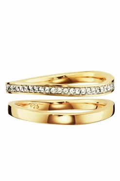 Ring 925 Sterling Silber gelb vergoldet Topas 41184227262558