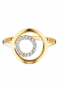 Ring 925 Sterling Silber gelb vergoldet Topas 41184229687390