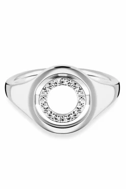 Ring 925/- Sterling Silber rhodiniert Topas 41184230408286