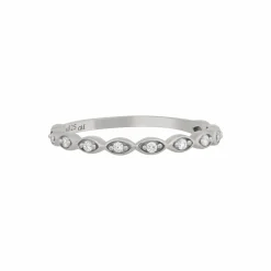 Ring 925/- Sterling Silber rhodiniert Zirkonia Stacking 41184733331550