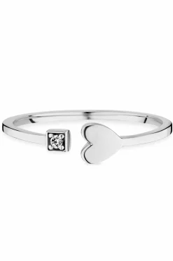 Ring 925/- Sterling Silber rhodiniert Zirkonia Herz 41184479150174