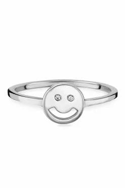 Ring 925 Sterling Silber rhodiniert Smile 41184117096542