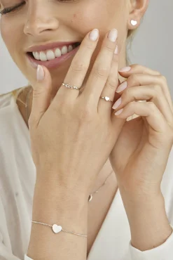 Ring 925/- Sterling Silber rhodiniert Herz 41184362922078