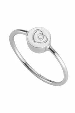 Ring 925/- Sterling Silber rhodiniert Herz 41184577814622