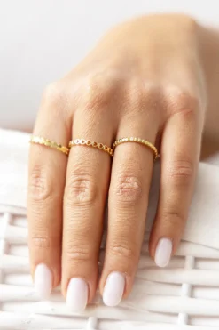 Ring 925/- Sterling Silber vergoldet Herz Stacking 41184727040094