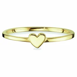 Ring 925/- Sterling Silber vergoldet Herz 41184362365022