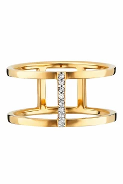 Ring 925/- Sterling Silber vergoldet Topas weiß 41184114835550