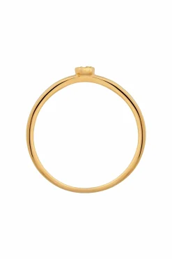 Ring 925/- Sterling Silber vergoldet Hexagon mit Zirkonia Stacking 41184736641118