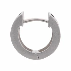 Single Creole 925 Silber matt oxidiert 41185220100190