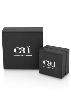 Single Creole 925 Sterling Silber rhodiniert matt oxidiert 41183803146334