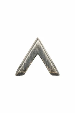 Single Ohrring Silber 925 rhodiniert oxidiert Dreieck 41184516735070