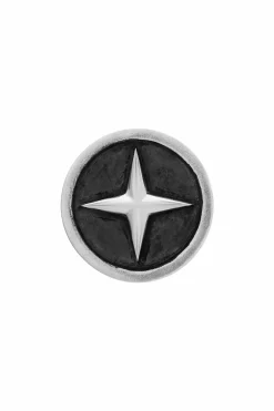 Single Ohrstecker Silber 925 rhodiniert oxidiert Stern 41185220296798