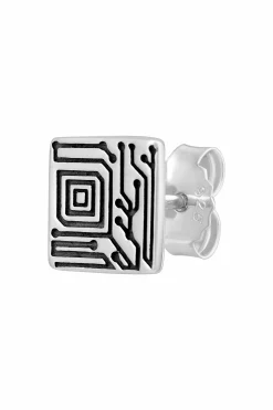 Single Ohrstecker Silber 925 rhodiniert 41185222131806