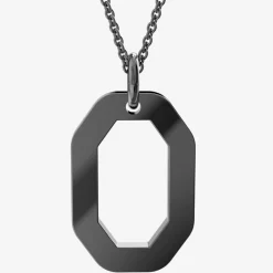 Swarovski Halskette mit Anhänger Dextera Oktagon Schwarz 5651703