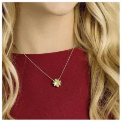 Swarovski Anhänger Damen Olive Anhänger Gold, Mehrfarbig 5460988