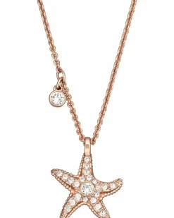 Swarovski Anhänger Unisex Seestern Kristall Rosegold 5371155