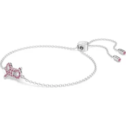 SWAROVSKI Armband Damen Lifelong Bow Schleife Pink Rhodiniert 5723553