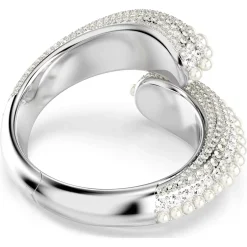 SWAROVSKI Armband Damen Sublima Armreif Kristallperle Weiß Rhodiniert 5700925