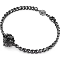 SWAROVSKI Armband Unisex Dragon & Phoenix „Dragon’s Claw“ Ruthenium‑Plated Schwarz 5675844