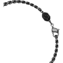 SWAROVSKI Armband Unisex Dragon & Phoenix „Dragon’s Claw“ Ruthenium‑Plated Schwarz 5675844