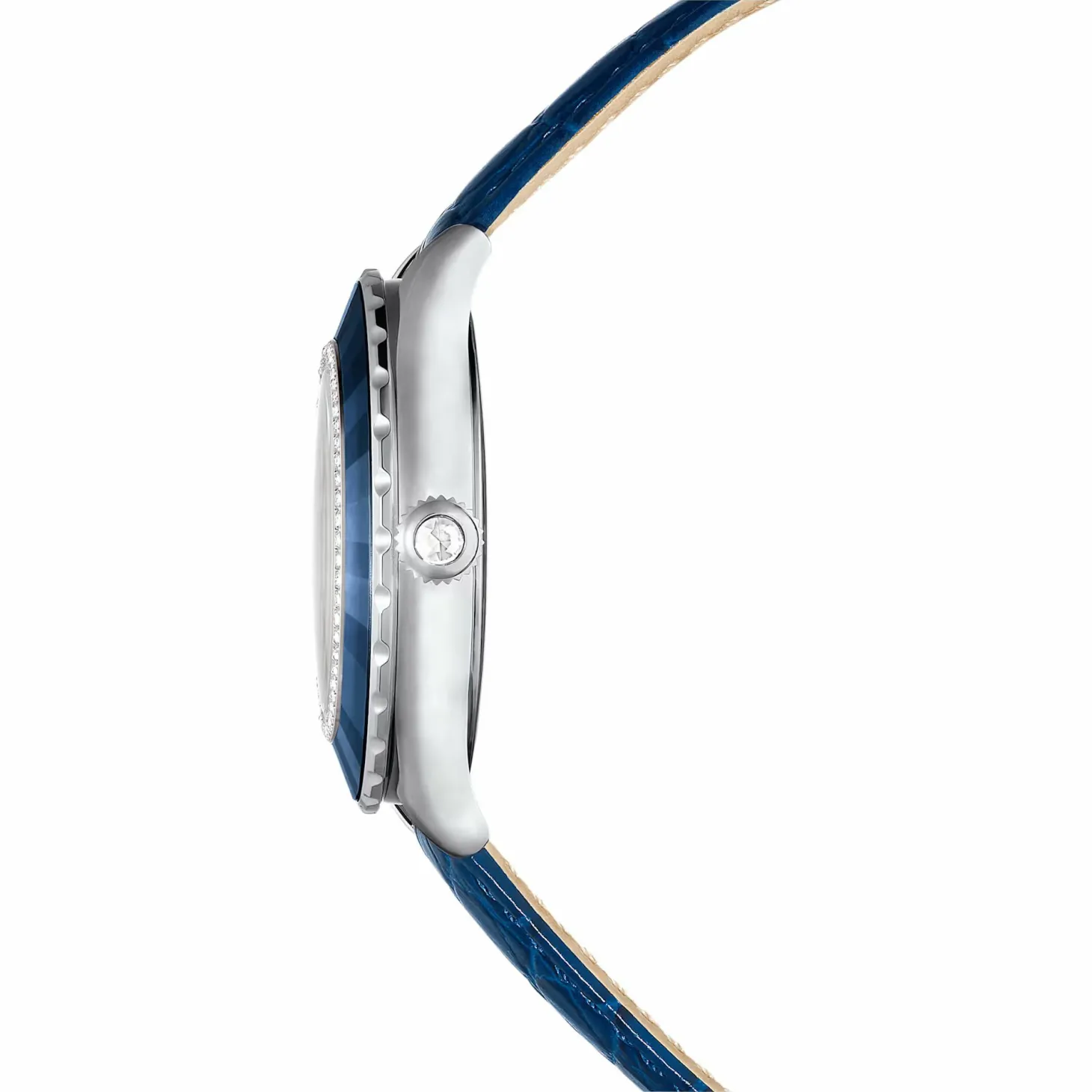 Swarovski Armbanduhr Damen Octea Moon blau Leder 5677494