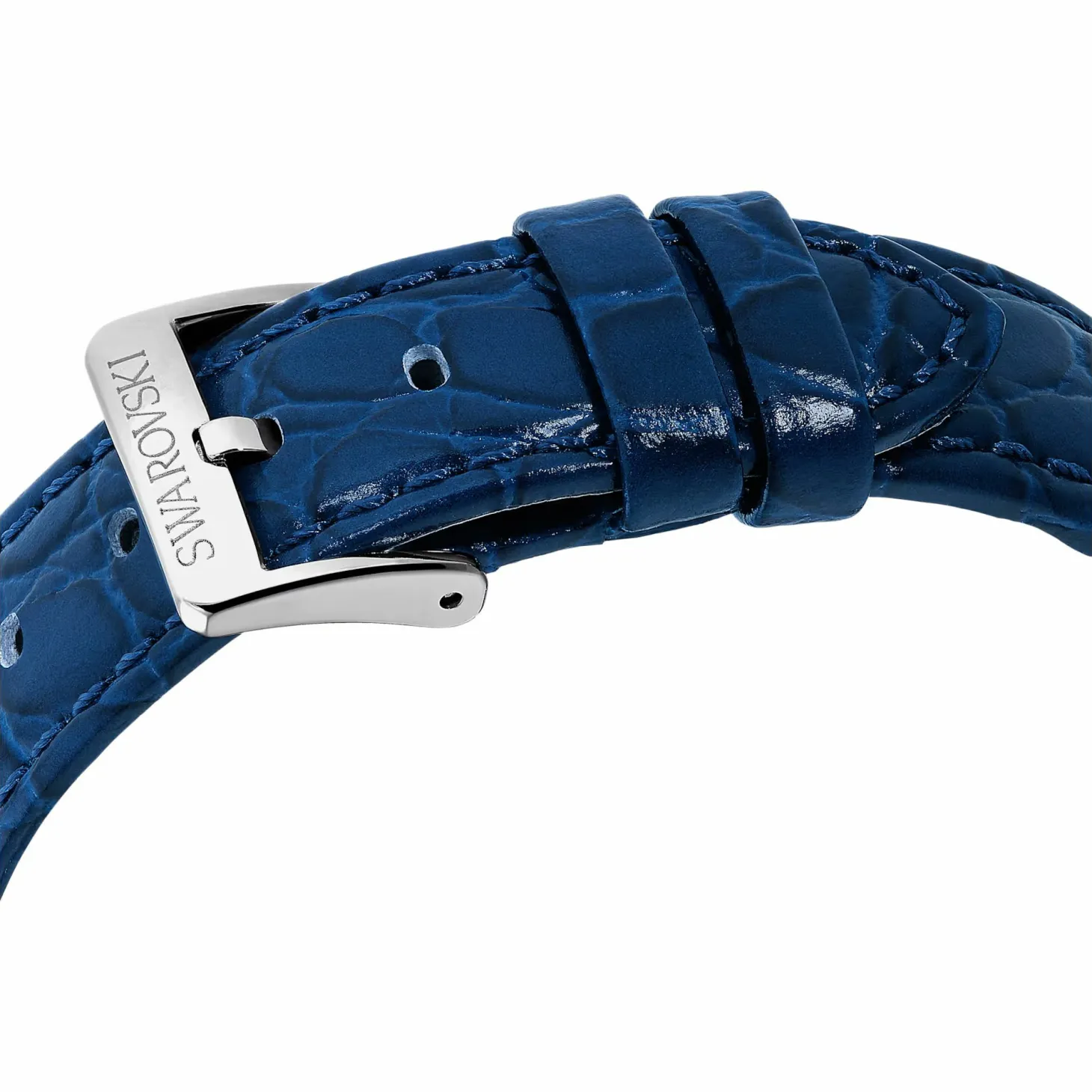 Swarovski Armbanduhr Damen Octea Moon blau Leder 5677494